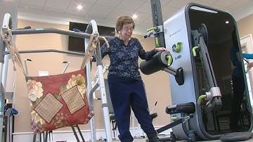 Local man creates workout machine for amputees, disabled persons