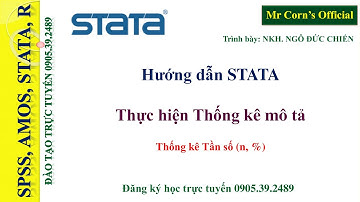 Hướng dẫn STATA | Thực hiện Thống kê Tần số trong STATA (Frequency Statistics in STATA)