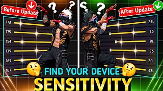 Find Perfect Sensitivity For Your Device After Update In Free Fire🤯🔥 | Free Fire Headshot Settings