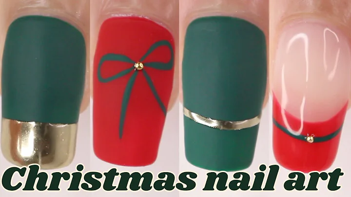 easy Christmas nail art ideas! new Christmas nail designs 2025 