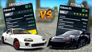 すべて通常 vs アップグレード！🤯|車の最高速度！|新アップデート！|エクストリームカードライビングシミュレーター！🔥 screenshot 5