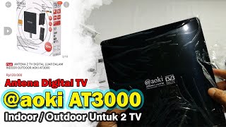 Antena Digital TV AOKI AT3000 Bisa Untuk 2 Tv dan Ada Smart Chip