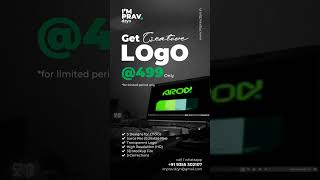 Get Creative Logo 499 Only...for Limited Period Only 3 Designs For Choice Surce File Editab