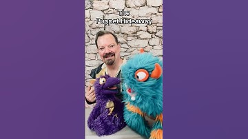 Puppet of the Day - Blue Monster made by Folkmanis Puppets – The Puppet Hideaway with Eric Thomsen