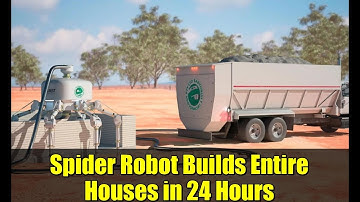 Spider Robot Builds Entire Houses in 24 Hours | Charlotte 3D Printing Revolution