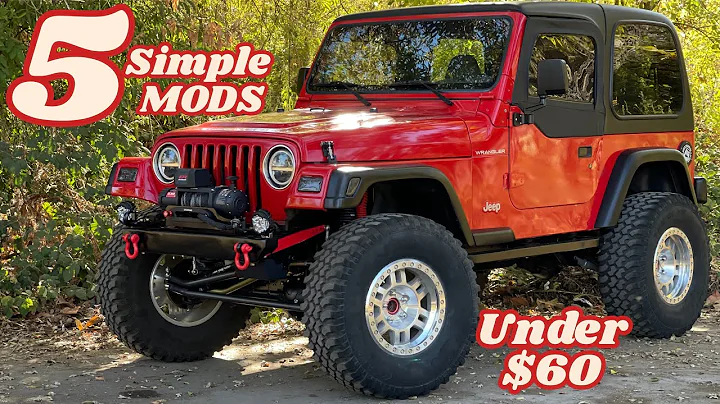 5 SIMPLE Upgrade Mods For The Jeep Wrangler Tj