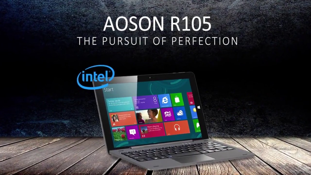 Business Windows 10 Laptop 10.1 inch Tablet PC Aoson R105 4G/64G Quad Core