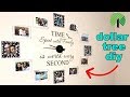 How To Make Photo Wall Clock At Home + Dollar Tree Diy Photo Wall Ideas