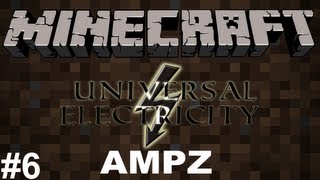 [S2E6] Minecraft: Universal Electricity (Ampz/Voltz) - Tinkering with the Power Tool!