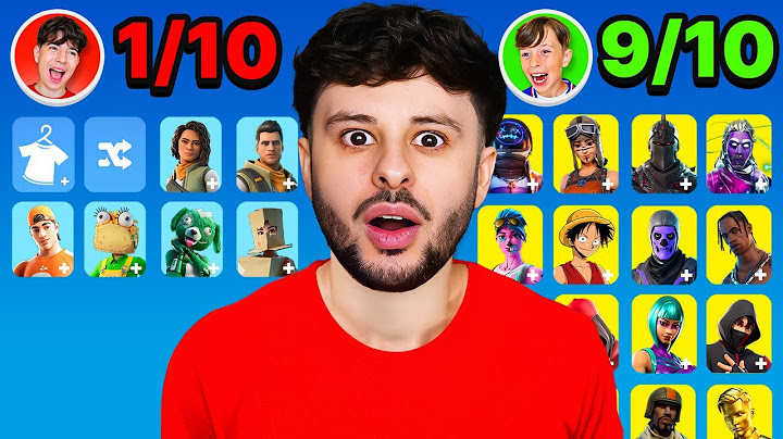 Je Note les Comptes Fortnite de Mes Petits Frères ! (9 et 13 ans)