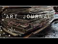 My first ART JOURNAL flip through || 2020 art journal