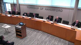 Haverford Township Board of Commissioners Work Session - May 7, 2018