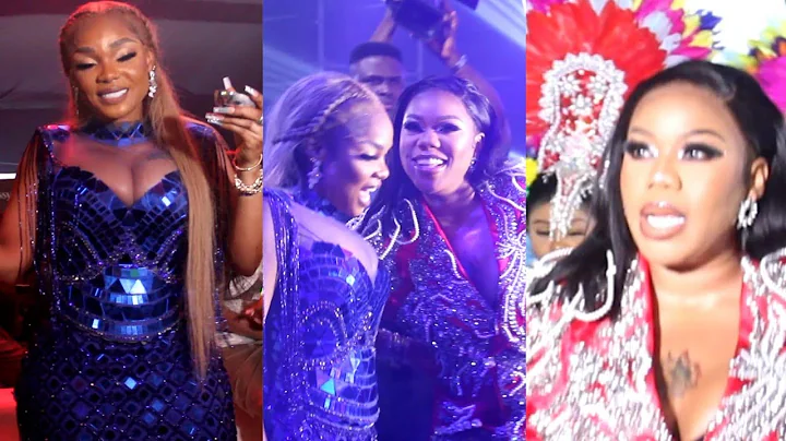 WATCH HOW ACTRESS IYABO OJO WELCOME FASHION ICON TOYIN LAWANI TO HER PARTY LIVE IN LAGOS