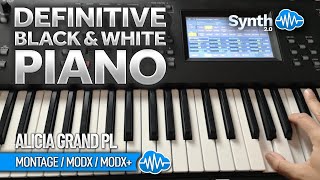 ALICIA GRAND PL | DEFINITIVE BLACK & WHITE PIANO | YAMAHA MONTAGE / MODX / + |  SOUND BANK