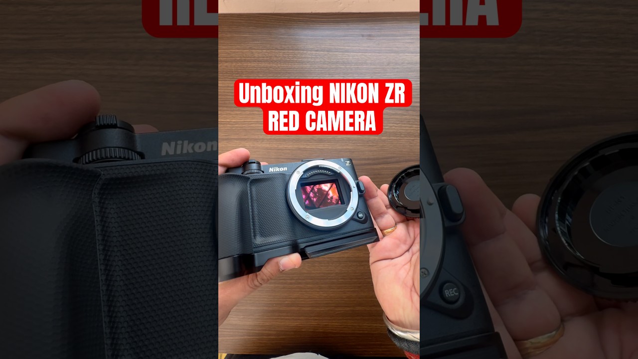 NIKON ZR unboxing CINEMATIC BEAST! RED RAW RED CAMERA