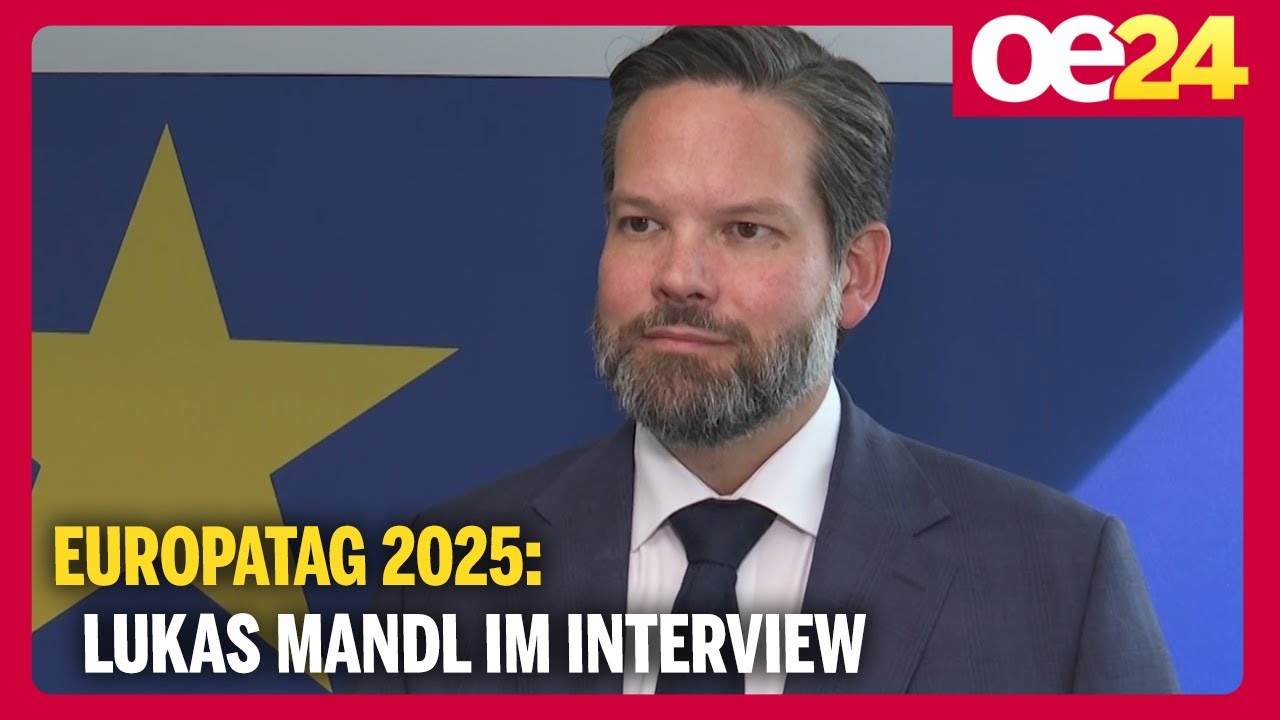 Europatag 2025: Festakt im Parlament | EU-Abg. Lukas Mandl im Interview