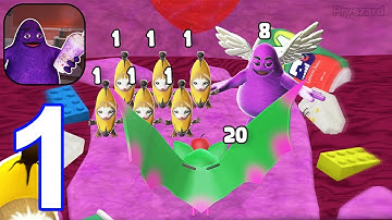 Merge Grimace Escape Master - Gameplay Walkthrough Part 1 Grimace Survival Scary Monster Merge Game