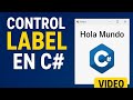 CURSO C# DESDE CERO | CONTROLES COMUNES: USO DEL LABEL EN VISUAL STUDIO