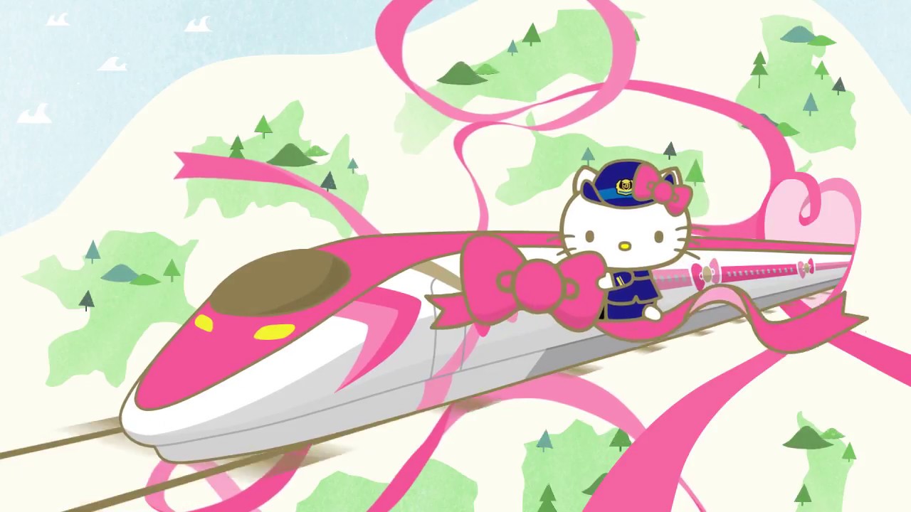 All Aboard the Adorable Hello Kitty Shinkansen Train in Japan