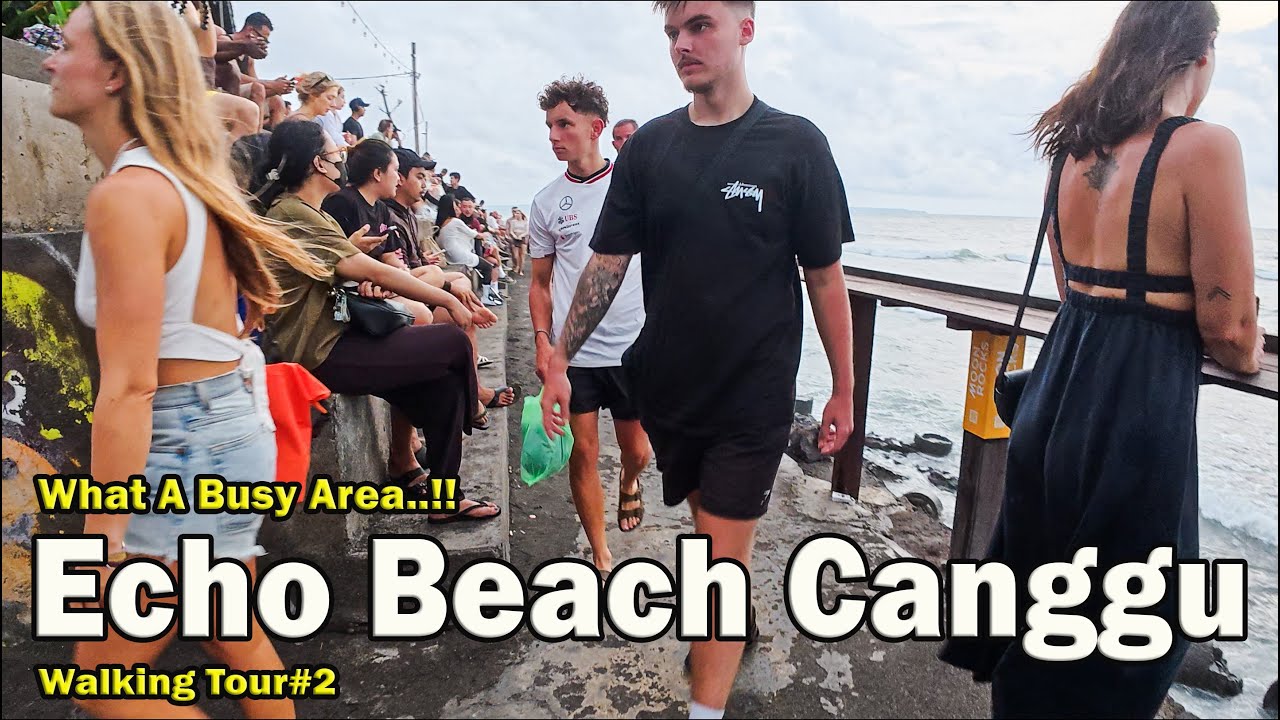 What A Busy Beach..!!! Echo Beach Canggu Bali..!!! What A Busy Beach..!!! Echo Beach Canggu Bali..!!!