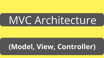 Tutorial 4 - What is MVC Architecture? Modal View Controller Explained