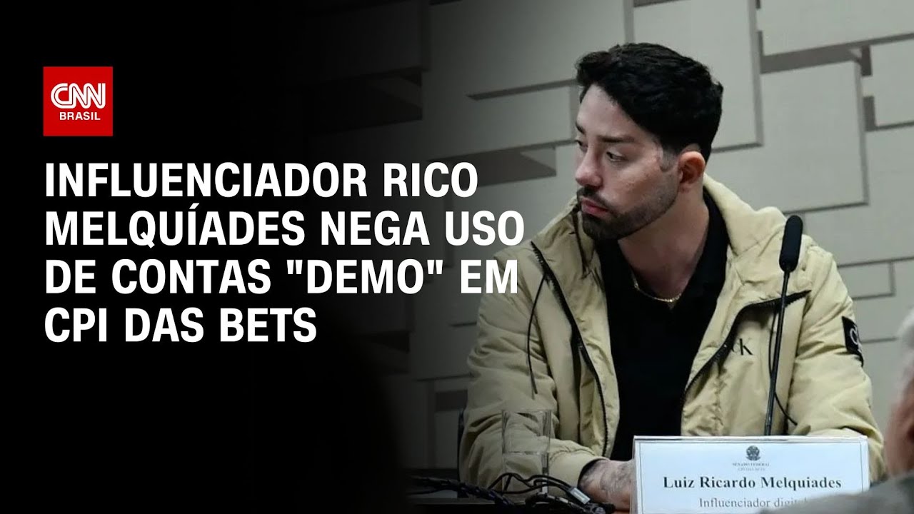 CPI das Bets: Influenciador Rico Melquíades presta depoimento | CNN PRIME TIME