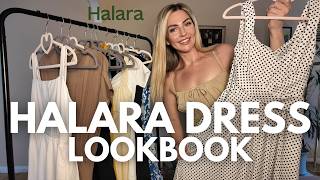HALARA DRESSES LOOK BOOK | TRY-ON HAUL