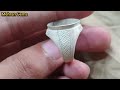 SILVER RING |HOW IT'S MADE |HANDMADE SILVER RING WITH FEROZA |JEWELLRY MAKING