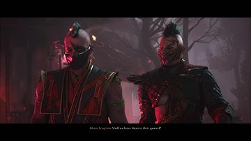 Mortal Kombat 1 - Khaos Reigns Clip: Noob Saibot Fights Khaos Scorpion & Sub-Zero Then Kills Them