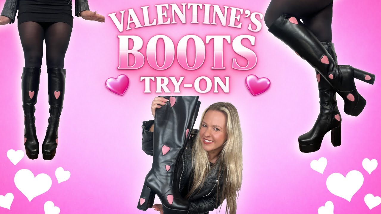 These Valentine’s Platform Boots Are TOO Cute 💕👢 | Try-on, Review & Styling