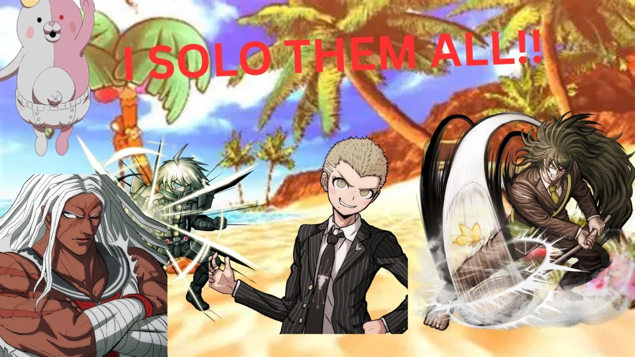 I made a dangan tier list of who i could knock out