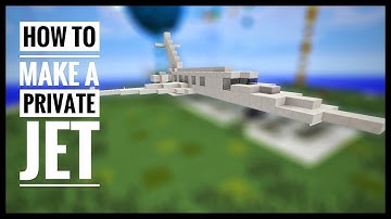 Minecraft Tutorials: How to Make a Private Jet!