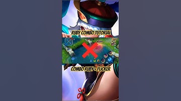 ✅RUBY BASIC COMBO TUTORIAL #mlbb #mobilelegend #tutorial #shorts
