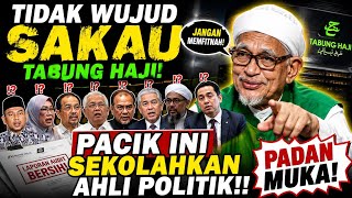 PADAN MUKA!! PAKCIK INI SEKOLAHKAN AHLI POLITIK ISU KERUGIAN TABUNG HAJI!  'TIADA WUJUD SAKAU'?