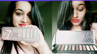 w7 Eyeshadow Palette Colour Me Buff - Review & Swatches | Urban Decay Palette Dupe w7