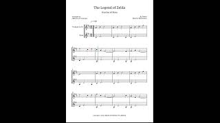 Zelda Ocarina of Time - Bb Trumpet & Horn Duet (Sheet Music)