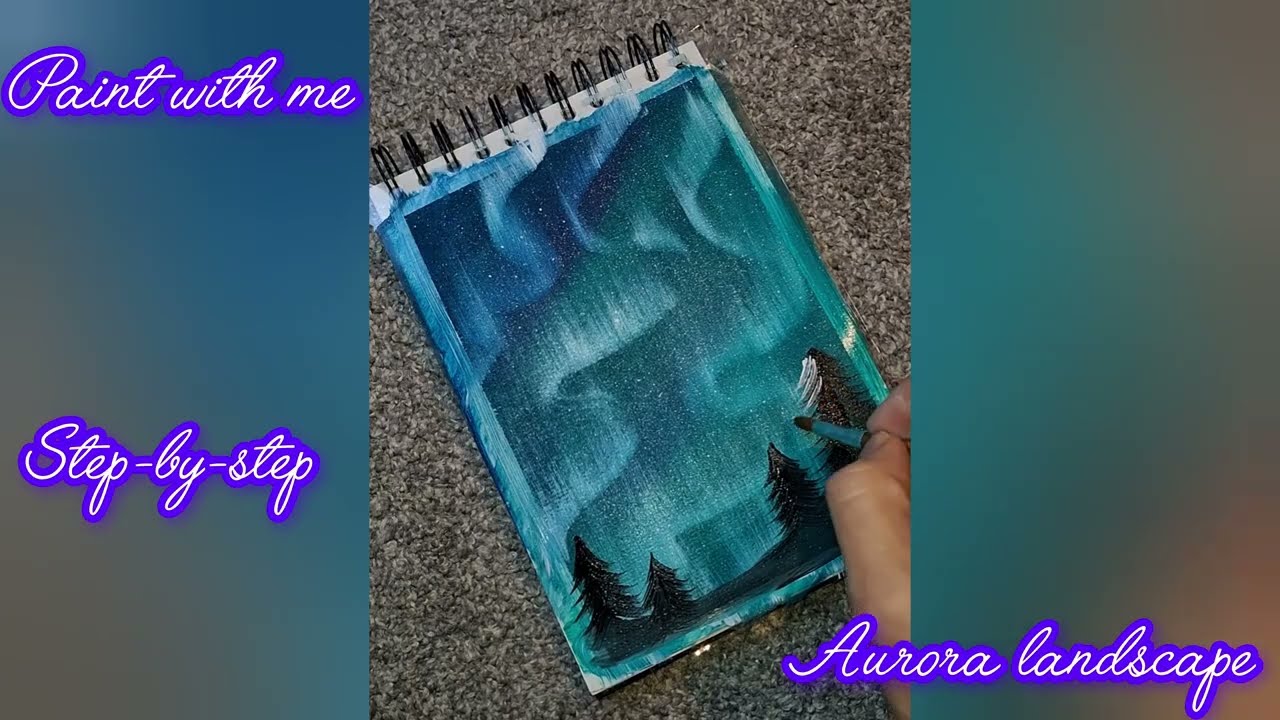 Acrylic painting | step by step | easy painting | tutorial| art 