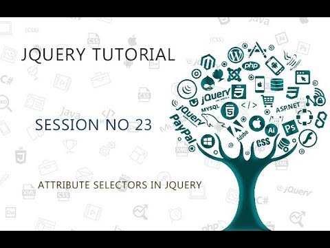 JQUERY TUTORIAL FOR BEGINNERS   23   ATTRIBUTE SELECTORS IN JQUERY