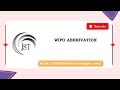 WIPO ABBREVIATION