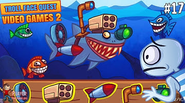 Troll Face Quest Video Games 2 Full Armored Shark Level 17 Walkthrough (IOS/Android)