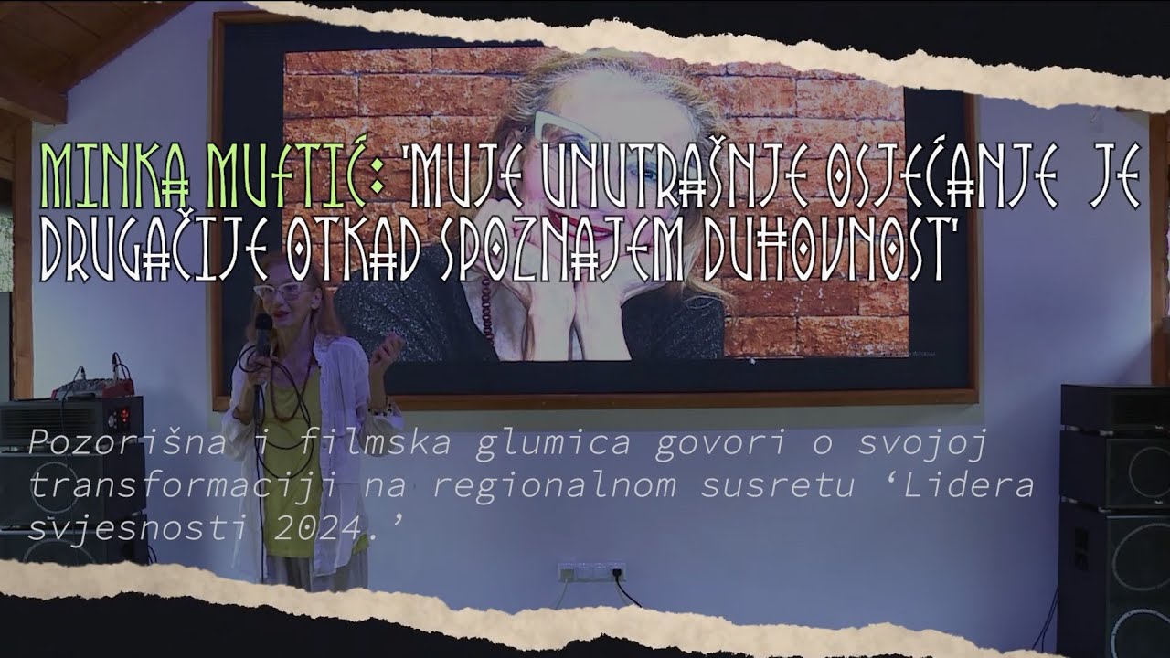 MINKA MUFTIĆ: 'MOJE UNUTRAŠNJE OSJEĆANJE JE DRUGAČIJE OTKAD SPOZNAJEM ...