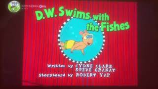 Arthur DW swims with the fishes