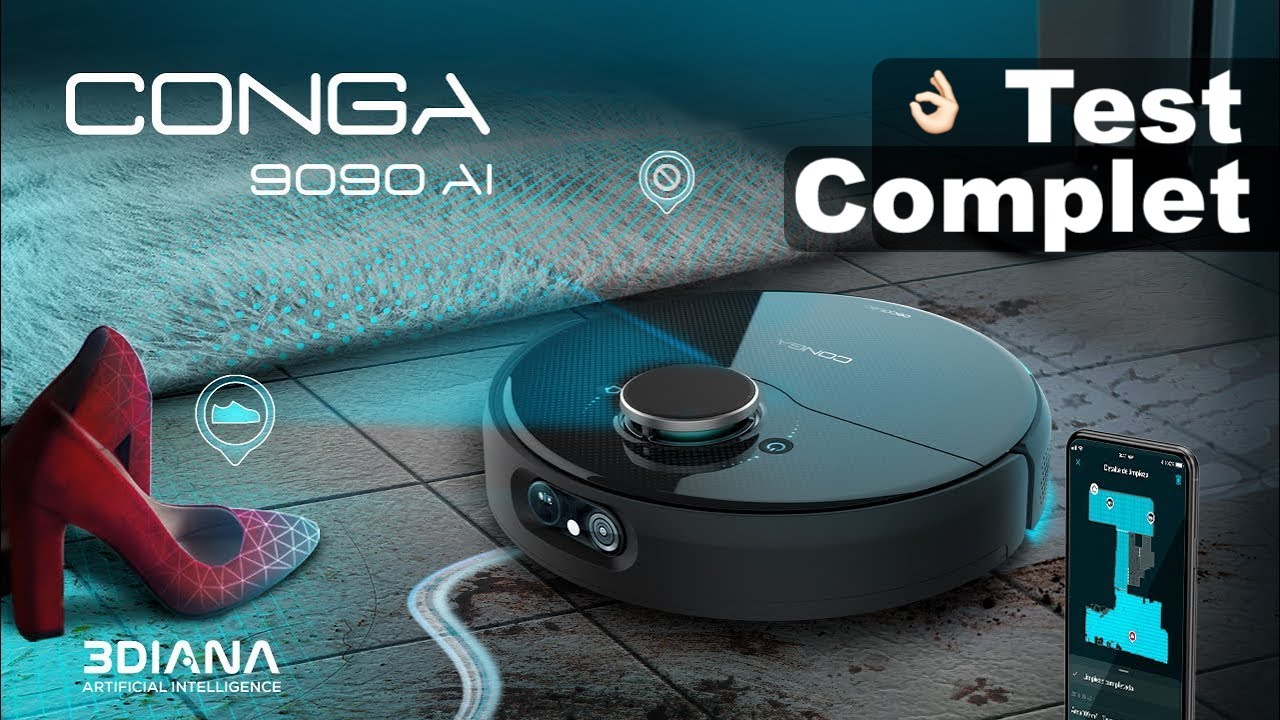 Cecotec Conga 9090 - Encore plus autonome et plus efficace 