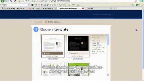 How To Make A Blog In Blogger com Using Your Gmail Google Account