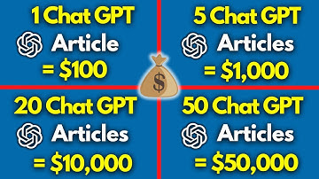 How To Make $1,000 a Day With ChatGPT