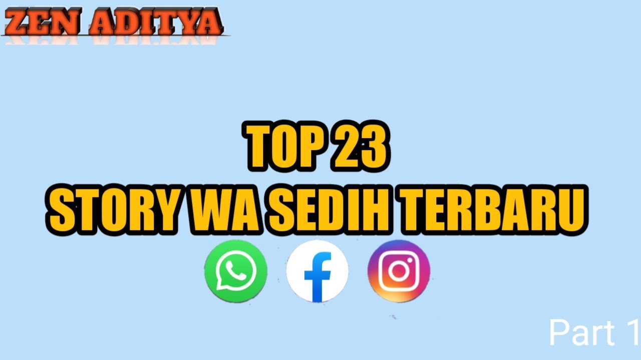 TOP23 STORY WA  SEDIH  TERBARU 1 YouTube