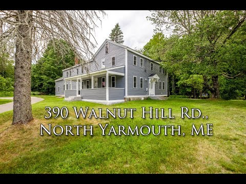 390 Walnut Hill Rd., No. Yarmouth, ME home video tour