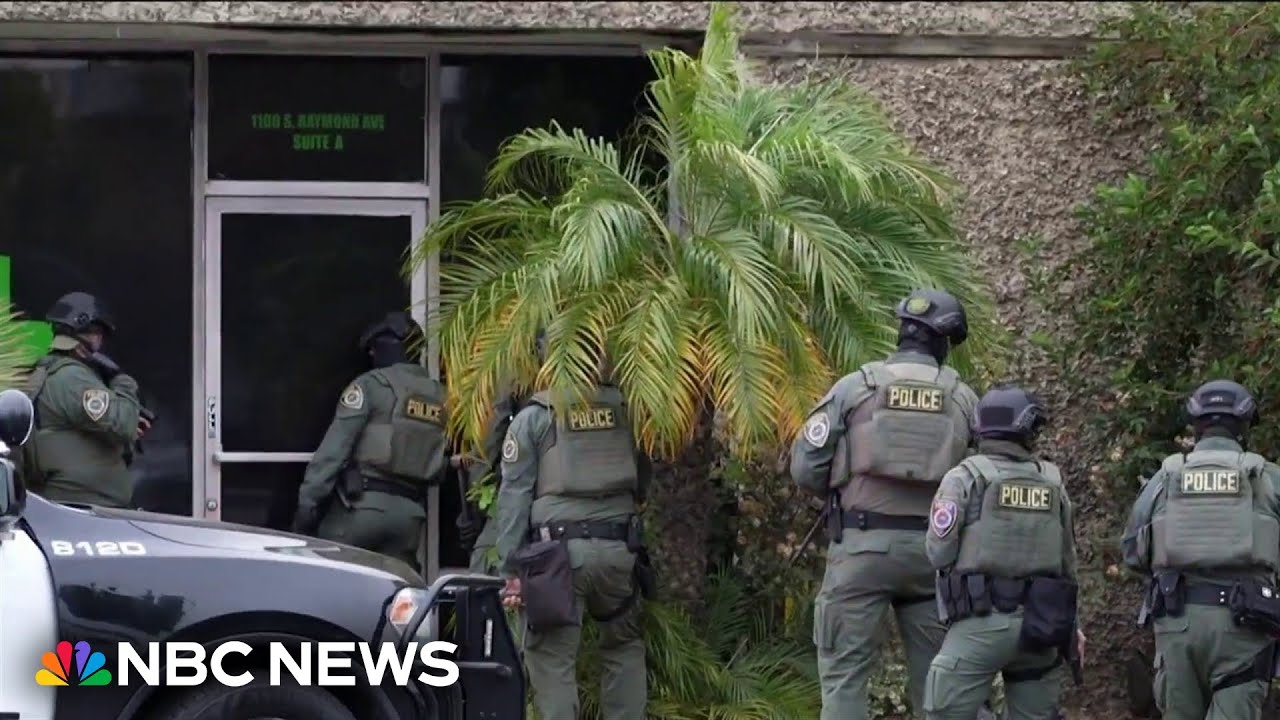 Police in California raiding illegal marijuana stores 