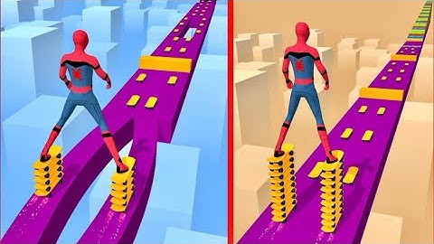 Spider-Man Skate Stack Gameplay All Levels 73-77 (iOS/Android)