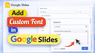 How to Add Custom Fonts in Google Slides | Use More Fonts Easily